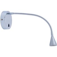 Leds-c4 - leds C4 Luz De Lectura Book Round Surface led 1W 3000K Cromo 28Lm von LEDS-C4