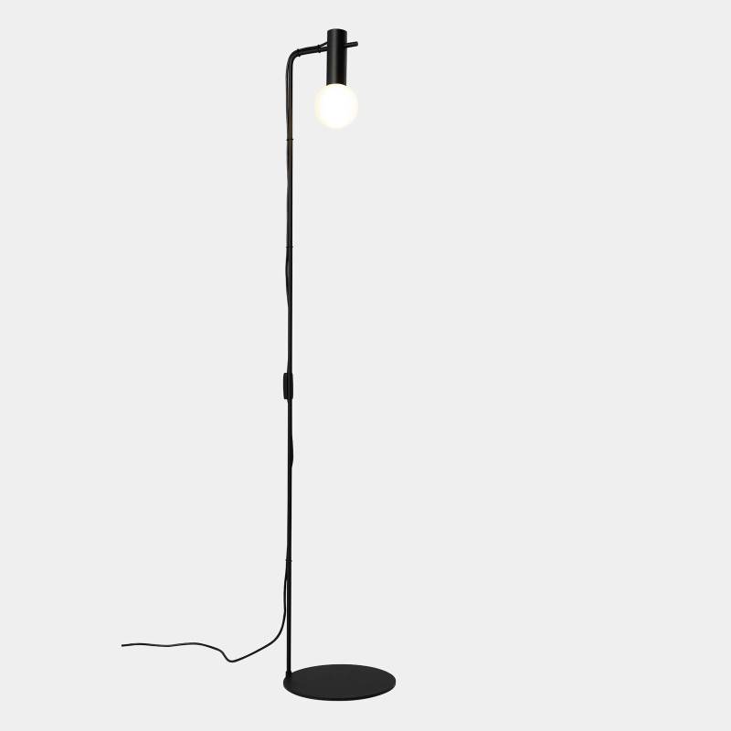 LEDS-C4 Nude Single Curved Stehleuchte schwarz von LEDS-C4