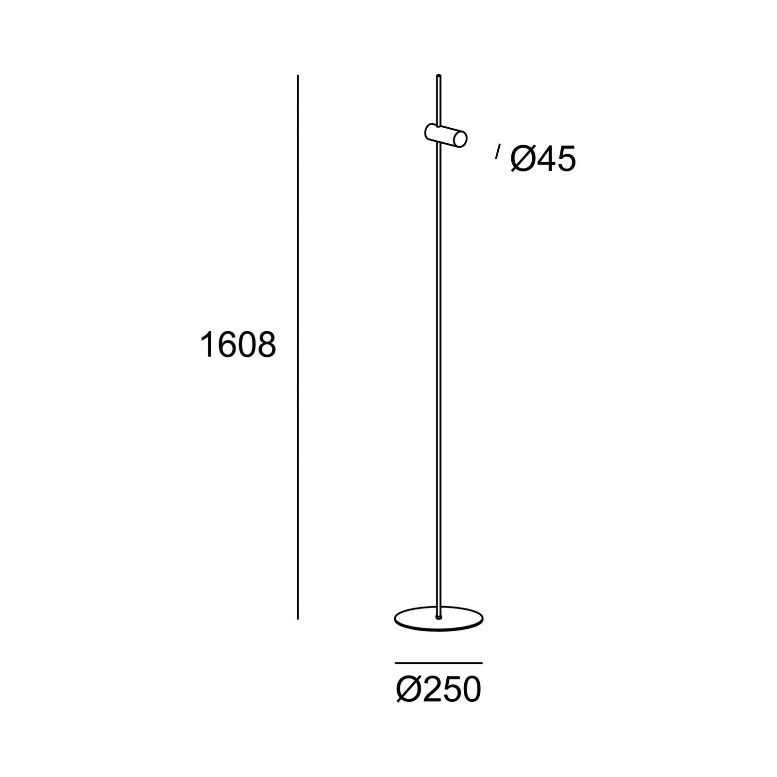 LEDS-C4 Nude Single Stehleuchte E27 gold/schwarz von LEDS-C4