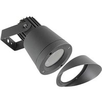 Ledkia - Leds-C4 Hubble Aluminium - 1 Licht Außenstrahler Urban Grey IP65, GU10 von LEDS-C4