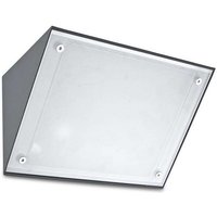 Curie Glass - 1 Licht Wandleuchte für den Außenbereich Urban Grey IP65, E27 - Leds-c4 von LEDS-C4