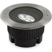 Leds-C4 Gea Power - LED 9 Licht Runde Einbauleuchte Edelstahl Aisi 316 IP67 von LEDS-C4