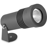 Leds-C4 Micro - LED-Außenstrahler Urban Grey 396lm 3000K IP65 von LEDS-C4