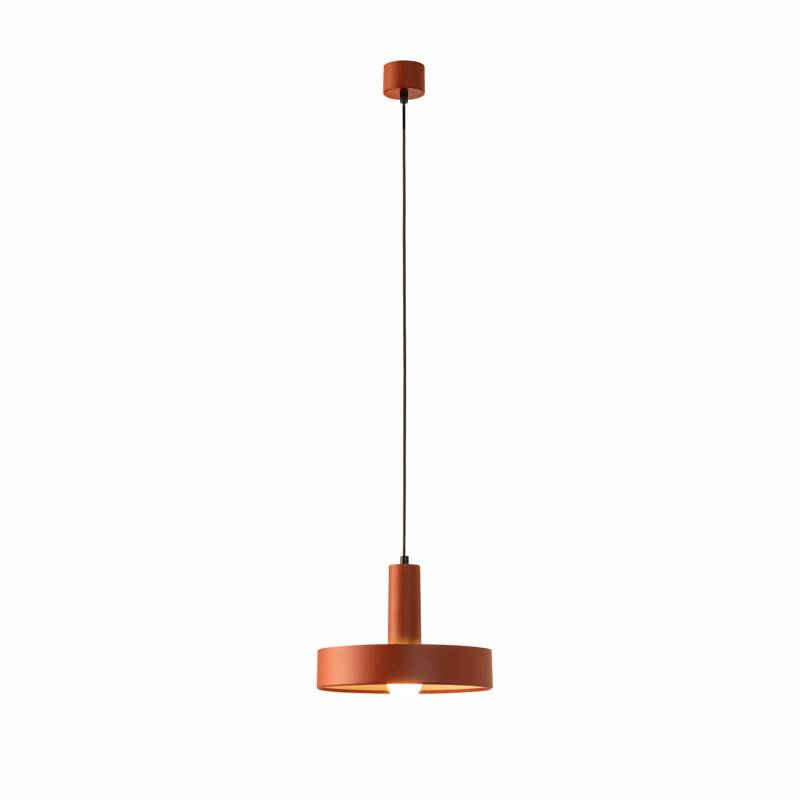 Leds C4 Pendellampe Hängeleuchte Keops 1 Terracotta Matt E27 Aluminium 28cm B-Ware von LEDS-C4