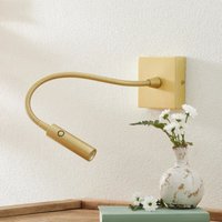 Leds-c4 - Tip - led Wand Leselampe Satin Gold Touch Dimmer 174lm 3000K von LEDS-C4