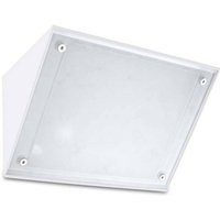 Leds-c4 - Curie - Außen led Wand Downlight Weiß 13cm 1604lm 4000K IP65 von LEDS-C4