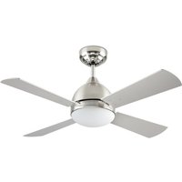 Ventilador IP20 Borneo E27 15W Niquel Santinado Blanco von FORLIGHT