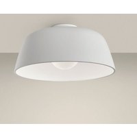 Leds-c4 - LEDs C4 Miso 433mm Zylindrisches Semi Flush Light Large Weiß E27 Leds-c4 - LEDs C4 Miso 433mm Zylindrisches Semi Flush Light Large Weiß E27 von LEDS-C4
