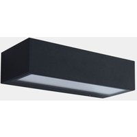 [NEUWERTIG] B-Ware Leds C4 Led Außenwandlampe Wandbeleuchtung Nemesis Anthrazit Breite 19,5 Cm von LEDS-C4