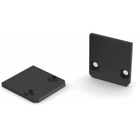 Eloxierte aluminium-endkappe für SL15-FL-PROFIL ohne kabeldurchlass - schwarz von Velleman