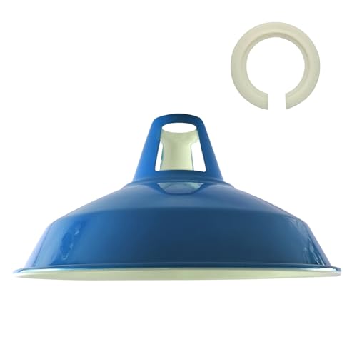 LEDSone 1 Stück Retro-Stil, Sechskantgröße, einfach zu montieren, Decken-Pendelleuchte, Scheunenschirm, industrieller Lampenschirm im Vintage-Stil von LEDSone