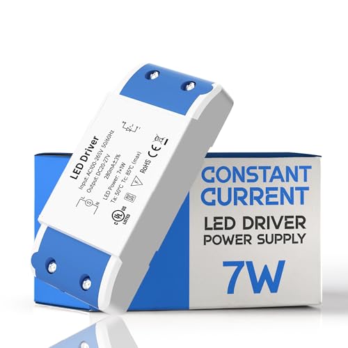 LEDSone Transformator, 7 W, DC 20–27 V, LED-Treiber-Netzteil, AC 100–265 V, Konstantstrom, Niederspannung, Transformatoren für LED-Lichtstreifen, G4 MR11, Glühbirnen von LEDSone