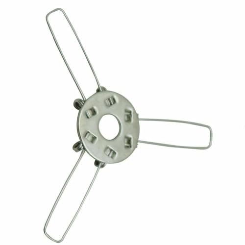 LEDSone Lampenschirm-Federclip-Halterung für Lampenschirme, Lampenteil wählbar, UK IP30, jeden Raum, Bar, Schlafzimmer, Esszimmer (3 Flügel, 5CM) von LEDSone