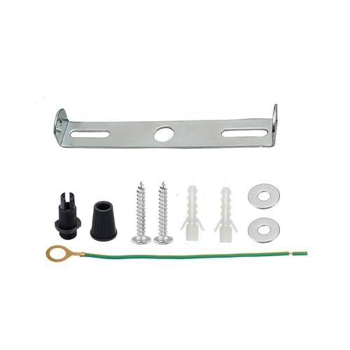 LEDSone Leuchtenmontage 110 mm Halterung, Deckenleuchte aus Stahl, Deckenpendelleuchten-Set, Wandleuchte, Montageplatte mit Schrauben, Muttern für Wand-/Deckenleuchte LEDSone Leuchtenmontage 110 mm Halterung, Deckenleuchte aus Stahl, Deckenpendelleuchten-Set, Wandleuchte, Montageplatte mit Schrauben, Muttern für Wand-/Deckenleuchte von LEDSone