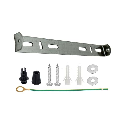 LEDSone Lichtbefestigungs-Deckenrosette Strap Bracket Metallplatte mit Zubehör (195 mm) von LEDSone