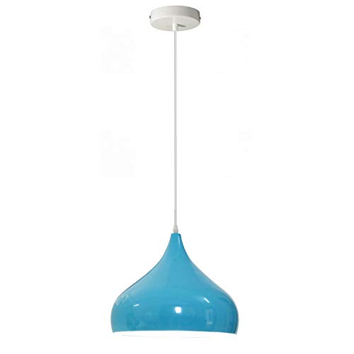 LEDSone Modern Kronleuchter Deckenlampen Hängelampe E27 Industrie Pendelleuchte Licht (Blau) von LEDSone
