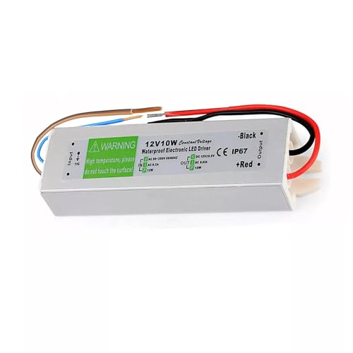 Ledsone LED-Netzteil Transformator wasserdicht IP67 LED-Treiber geeignet in Aluminium für LED-Streifenbeleuchtung, LED-Modul und Außen AC90V-240V / DC12V Stromrichter Beleuchtung Netzteil Lager - 10W Ledsone LED-Netzteil Transformator wasserdicht IP67 LED-Treiber geeignet in Aluminium für LED-Streifenbeleuchtung, LED-Modul und Außen AC90V-240V / DC12V Stromrichter Beleuchtung Netzteil Lager - 10W von LEDSone