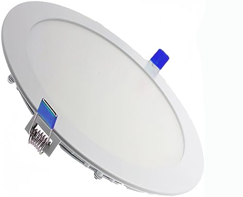LEDUNI ® LED-Einbaustrahler, rund, 20 W, Rundumlicht, 2.000 lm, Abstrahlwinkel 120°, IP20, Aluminium, 225 mm, Einbautiefe 205 mm 1 Unidad Licht kaltweiß 6000 k von LEDUNI