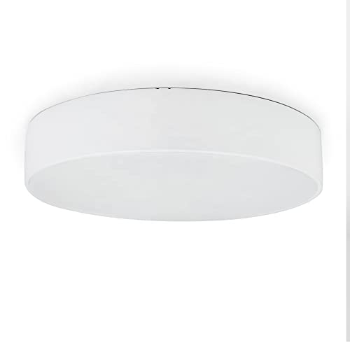 LEDUX Tunable-White LED Deckenleuchte 22cm Durchmesser, Dimmbar + Farbtemperatur einstellbar mit Fernbedienung, Warm + Neutral + Kaltweiß, IP44 Schutz, 2.4G Funk (Deckenlampe + Fernbedienung) von LEDUX