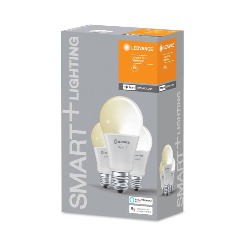 LEDVANCE SMART+ WiFi E27 14W Classic 2.700K 3er von LEDVANCE SMART+