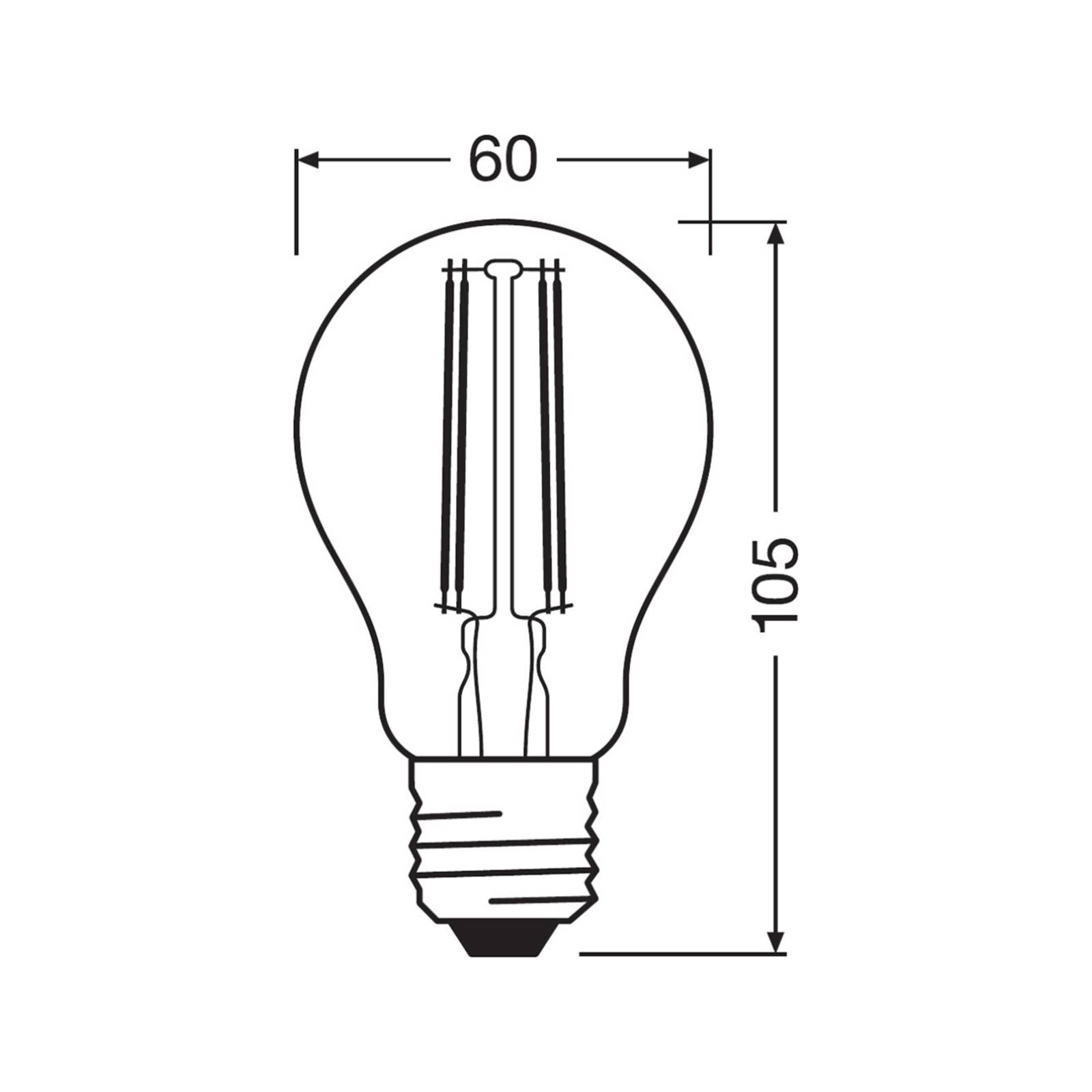 LEDVANCE SMART+ WiFi Filament E27 5,5W 827 Classic von LEDVANCE SMART+