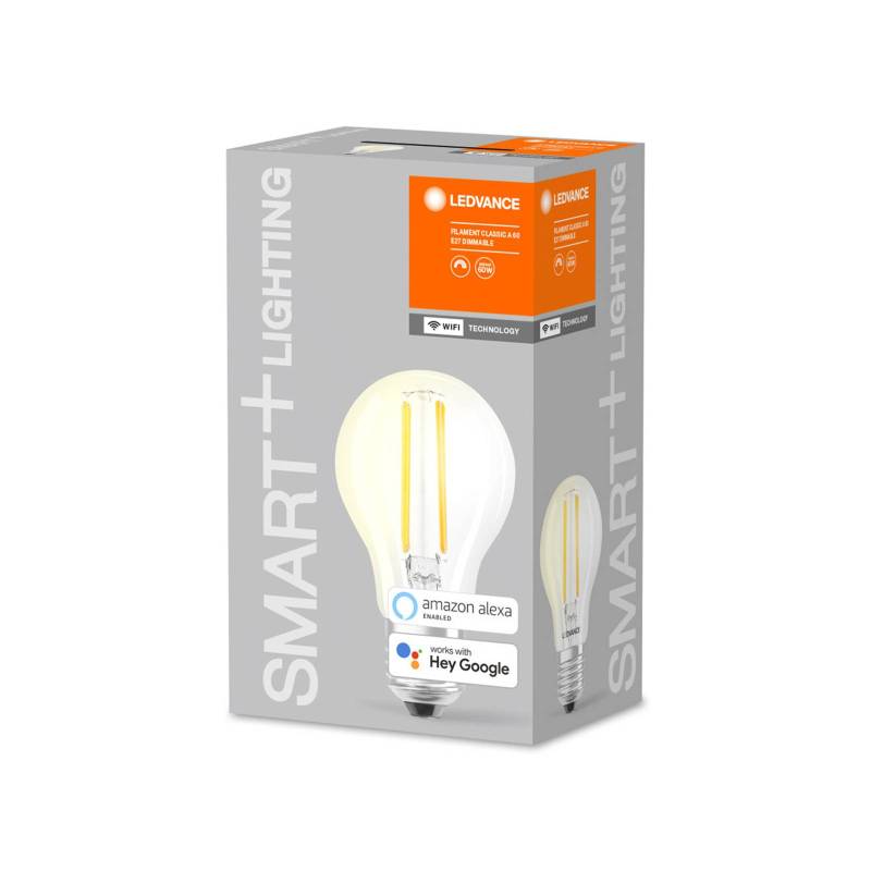 LEDVANCE SMART+ WiFi Filament E27 5,5W 827 Classic von LEDVANCE SMART+
