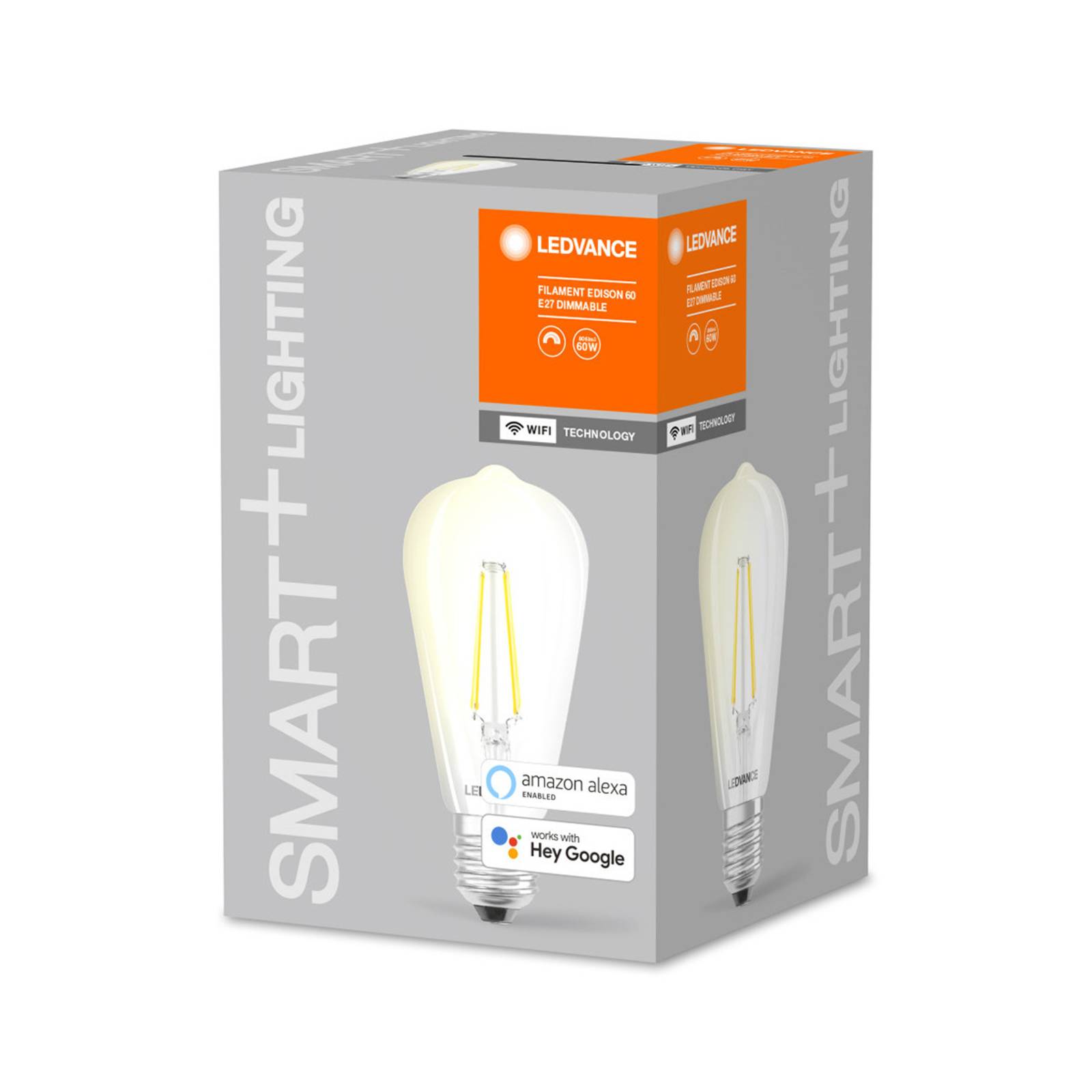 LEDVANCE SMART+ WiFi Filament E27 5,5W 827 Edison von LEDVANCE SMART+