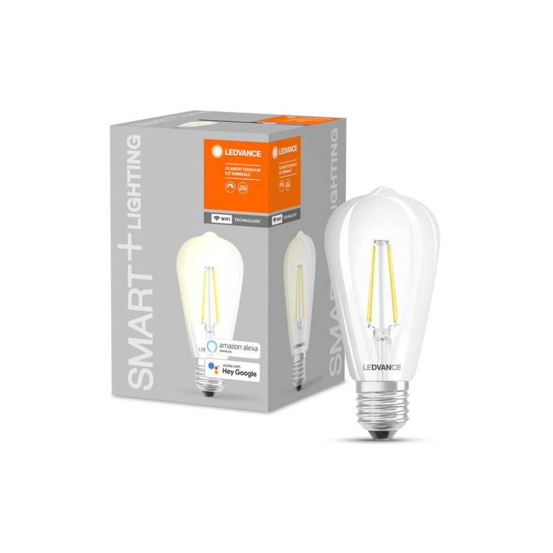 LEDVANCE SMART+ WiFi Filament E27 5,5W 827 Edison von LEDVANCE SMART+