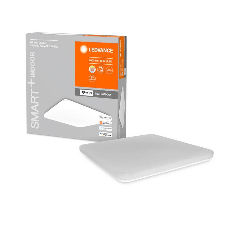 LEDVANCE SMART+ WiFi Orbis Clean, CCT, 53 x 53 cm von LEDVANCE SMART+