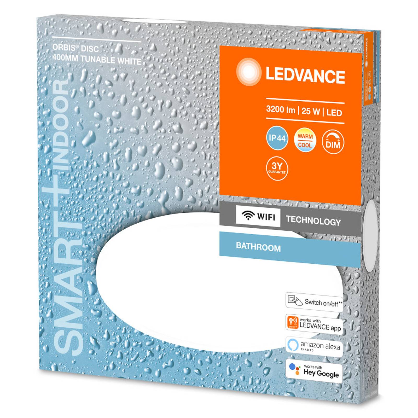 LEDVANCE SMART+ WiFi Orbis Disc, weiß, Ø 40 cm von LEDVANCE SMART+
