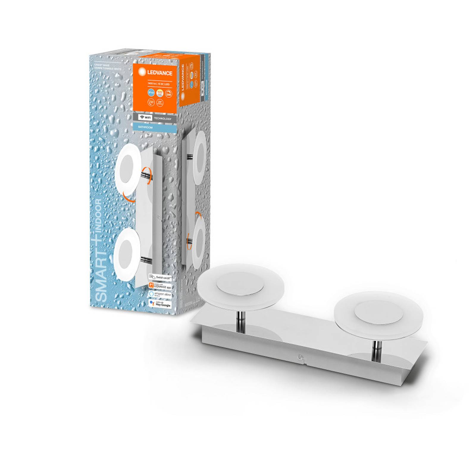 LEDVANCE SMART+ WiFi Orbis Wall Wave IP44 2-flg. von LEDVANCE SMART+