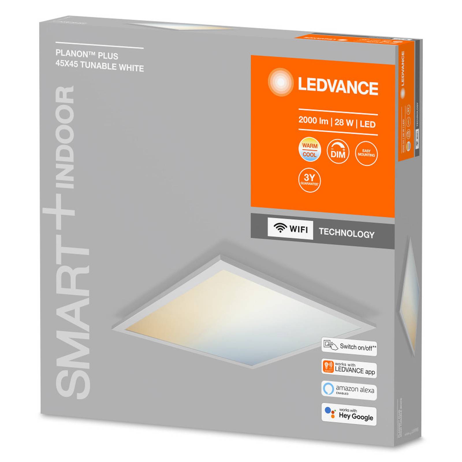 LEDVANCE SMART+ WiFi Planon Plus, CCT, 45 x 45 cm von LEDVANCE SMART+