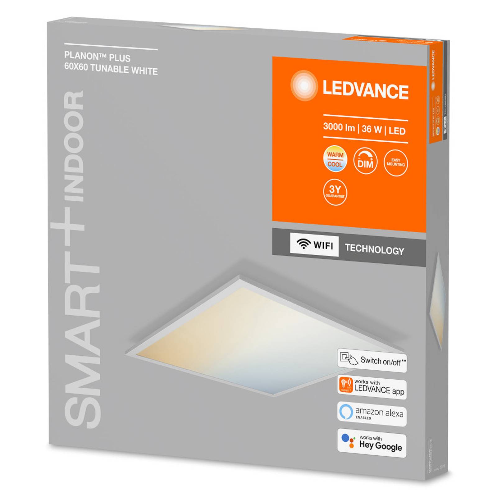 LEDVANCE SMART+ WiFi Planon Plus, CCT, 60 x 60 cm von LEDVANCE SMART+