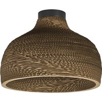 Deckenleuchte Decor Cardboard Hat braun aus Wellpappe, leicht, E27, 360 mm Durchmesser, Leuchtenschirm aus recyceltem Material, nachhaltig durch von LEDVANCE