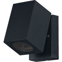 Endura Classic Cube adj wall Außen-Wandleuchte, schwarz, GU10-Sockel (max 35W), kann mit einfacher oder smarter Lampe bestückt werden, ausrichtbarer von LEDVANCE