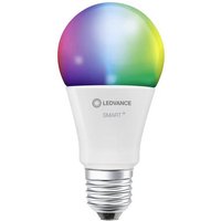 LEDVANCE 4058075778870 LED EEK F (A - G) E27 Glühlampenform 9W = 60W RGBW (Ø x H) 60mm x 60mm 3St. von LEDVANCE