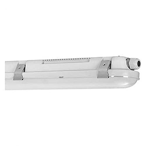 LEDVANCE Feuchtraumleuchte LED: für Decke/Wand, DAMP PROOF 5x THROUGHWIRING, 39 W, 220…240 V, Cool White, 4000 K, Gehäusematerial: Polycarbonat (PC), IP65, 1-er-Pack von LEDVANCE