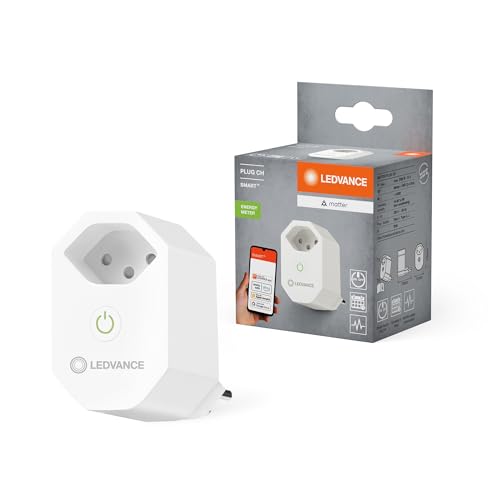 LEDVANCE Intelligente Steckdose mit Matter over WiFi-Technologie zur Einbindung von elektrischen Geräten ins Smart Home System, White LEDVANCE Intelligente Steckdose mit Matter over WiFi-Technologie zur Einbindung von elektrischen Geräten ins Smart Home System, White von LEDVANCE