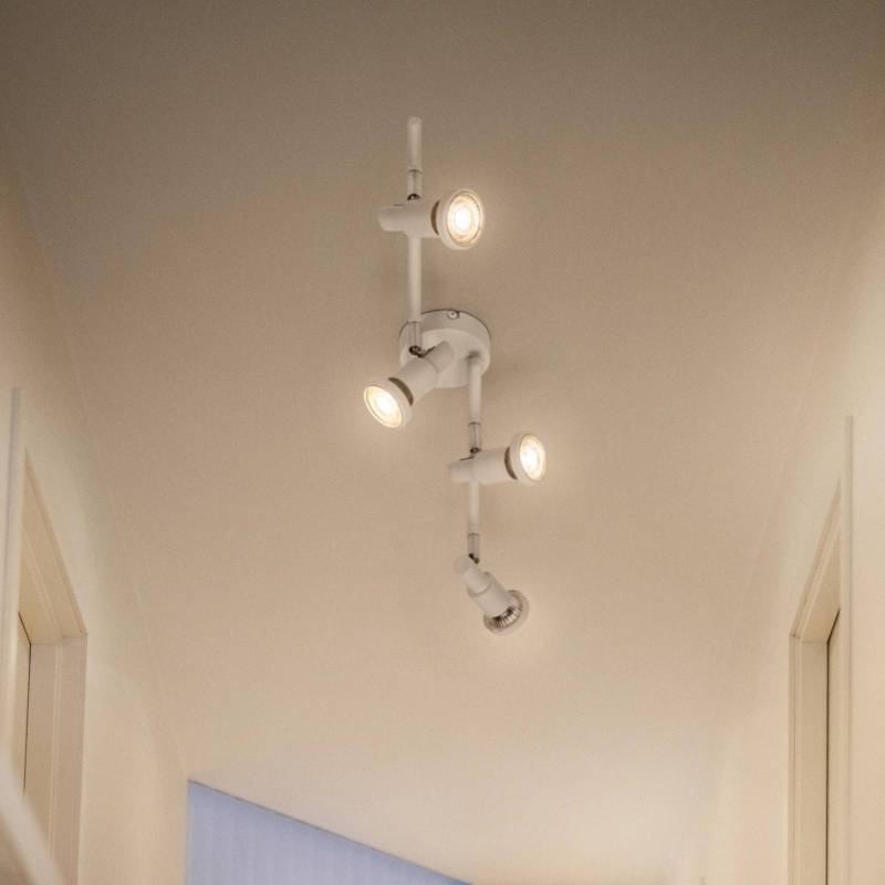 LEDVANCE LED-Deckenstrahler Spot GU10, vierflammig, weiß von LEDVANCE