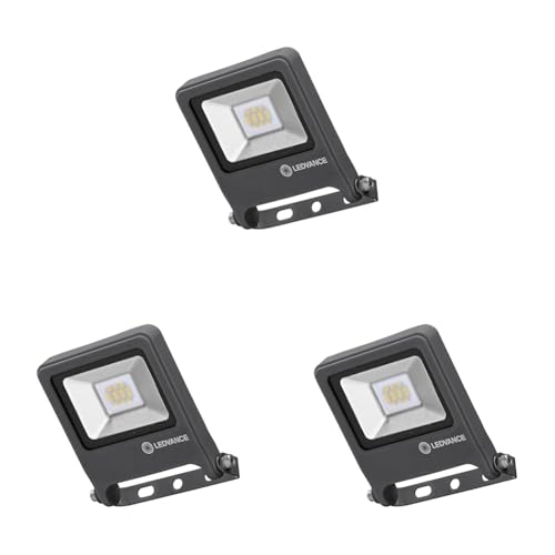 LEDVANCE LED Fluter, Leuchte für Außenanwendungen, Kaltweiß, Endura Flood (Packung mit 3) von LEDVANCE