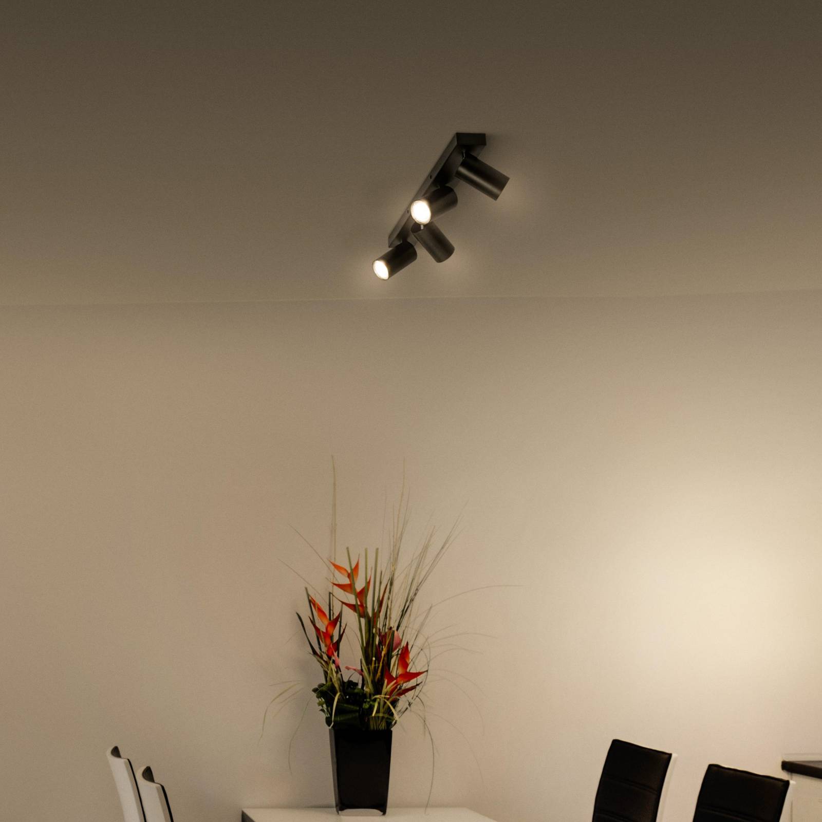 LEDVANCE LED-Strahler Octagon, schwarz, Metall, 60 cm, GU10 von LEDVANCE