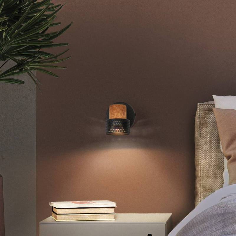 LEDVANCE LED-Wandstrahler Cork, GU10, dimmbar, schwarz von LEDVANCE
