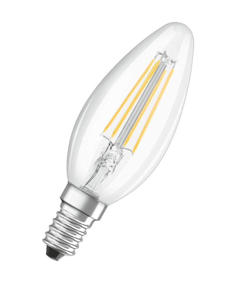 LEDVANCE Leuchtmittel LED Base FILAMENT klar CLB40 4W/827 470LM E14 M2 von LEDVANCE