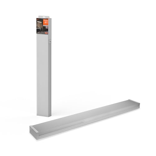 LEDVANCE OFFICE LINE Bürodeckenleuchte mit prismatischem Diffusor in Weiß, 1.2 m lang, 40 W / 4600 lm, kaltweiß (4000 K), funktionales Design für Büroanwendungen, CRI 80, IP20, dimmbar. von LEDVANCE