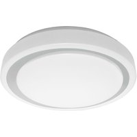 LEDVANCE Smarte LED Wand-und Deckenleuchte für Innen mit WiFi Technologie, Lichtfarbe änderbar (3000K-6500K), Grau, 380mm, Kompatibel mit Google und von LEDVANCE