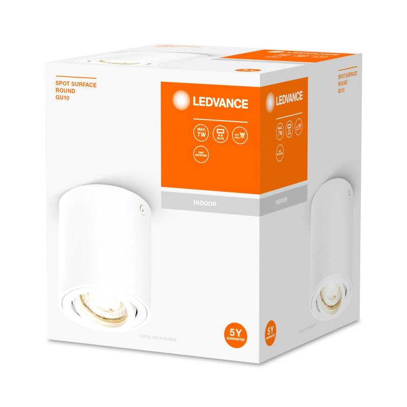 LEDVANCE Surface Round Deckenspot GU10 weiß von LEDVANCE