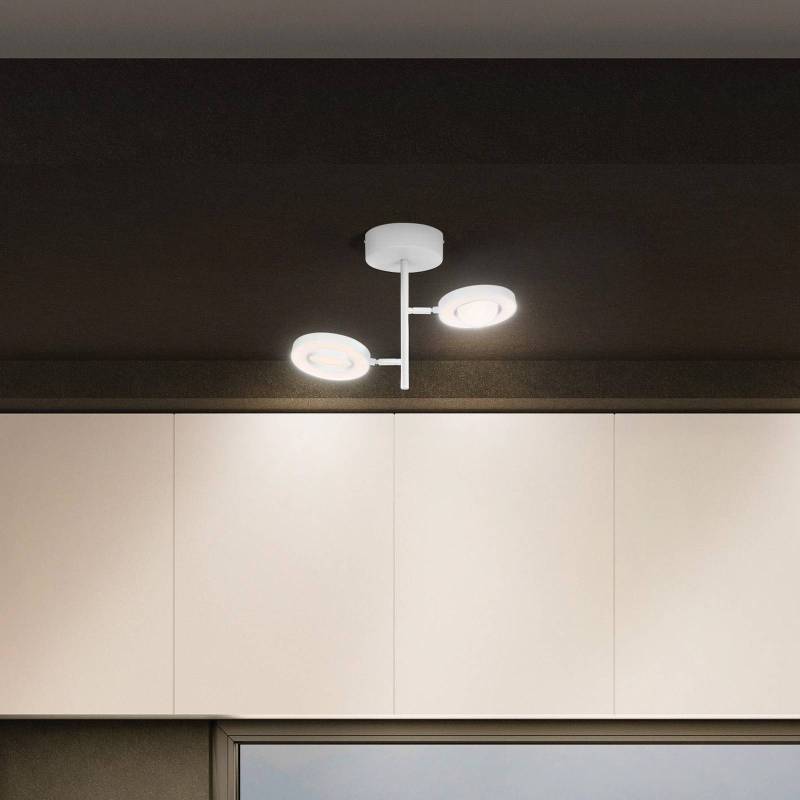 LEDVANCE LED-Deckenstrahler Saturn, 2-fl., CCT, hoch, weiß LEDVANCE LED-Deckenstrahler Saturn, 2-fl., CCT, hoch, weiß von LEDVANCE