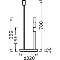 Led Standleuchte decor stick floor 3XE27 dg von LEDVANCE