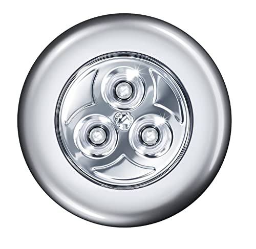 LEDVANCE LED Batteriebetriebene Leuchte, Leuchte für Innenanwendungen, Silber, DOT-it von LEDVANCE
