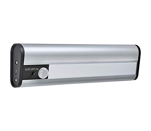 LEDVANCE LED Batteriebetriebene Leuchte, Leuchte für Innenanwendungen, Bewegungssensor, Tag-Nacht-Sensor, Kaltweiß, 200,0 mm x 50,0 mm x 22,0 mm, Linear LED Mobile USB von Ledvance